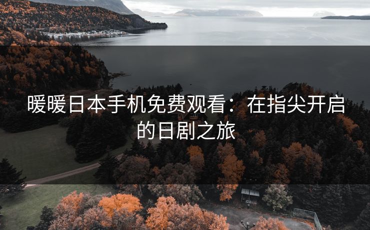 暖暖日本手机免费观看：在指尖开启的日剧之旅
