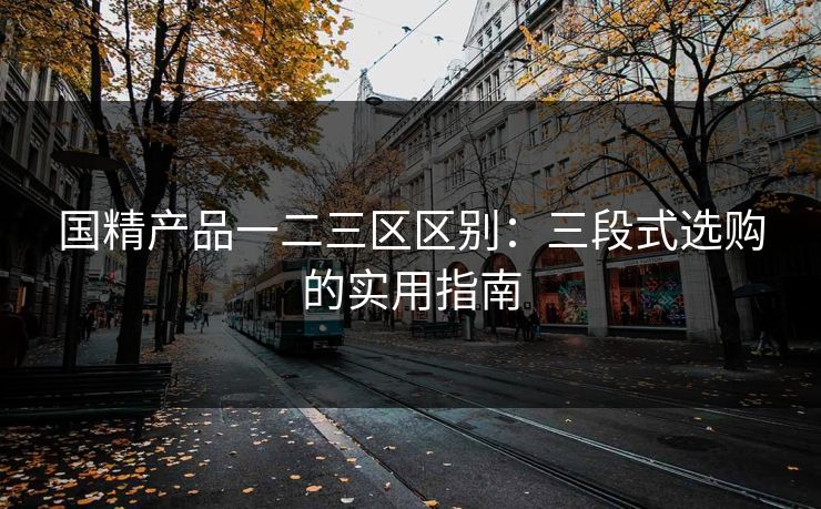 国精产品一二三区区别:三段式选购的实用指南 国精产品一二三区区别:三段式选购的实用指南
